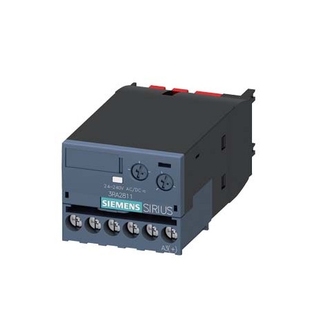 SIEMENS 3RA2811-1CW10 3RA2811-1CW10 SIEMENS Electronic timing relay ON delay with semiconductor output 24-240 V AC/DC Time range 0..