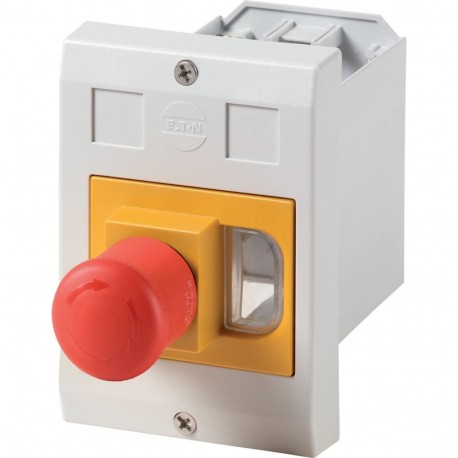 Eaton-moeller E-PKZ01-PVT Y7-281636 EATON ELECTRIC Insulated enclosure, flush mounting, +emergency switching off mu..