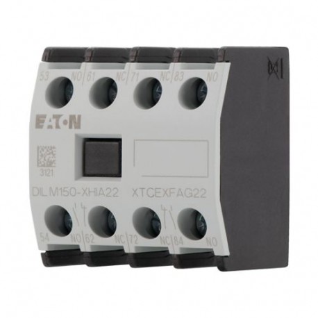 Eaton-moeller DILM150-XHIA22 Y7-283464 EATON ELECTRIC Auxiliary contact module, 2N/O+2N/C, surface mounting, screw ..