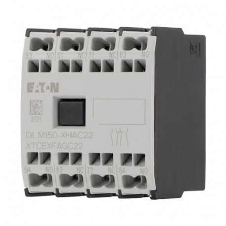 Eaton-moeller DILM150-XHIAC22 Y7-283465 EATON ELECTRIC Auxiliary contact module, 2N/O+2N/C, surface mounting, sprin..