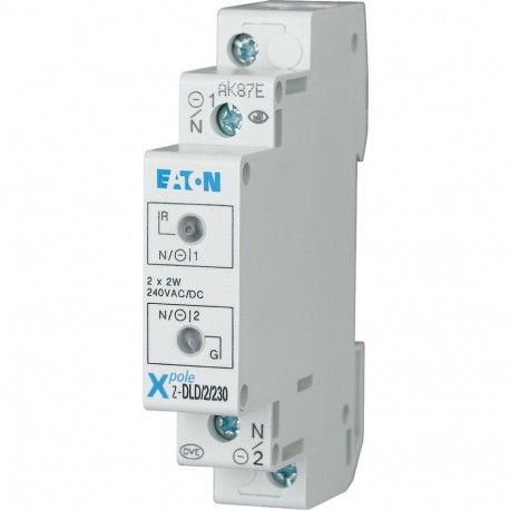 Eaton-moeller Z-DLD/2/230 Y7-284925 EATON ELECTRIC Twin light, 230V AC/DC, red/green