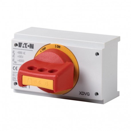 EATON - MOELLER NZM1-XDVGR NZM1-XDVGR 285249 Y7-285249 EATON ELECTRIC Rotary handle, toggle, red, lockable, size 1