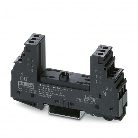 PHOENIX CONTACT PT 1X2-BE PT 1X2-BE 2856113 PHOENIX CONTACT Surge protection base element