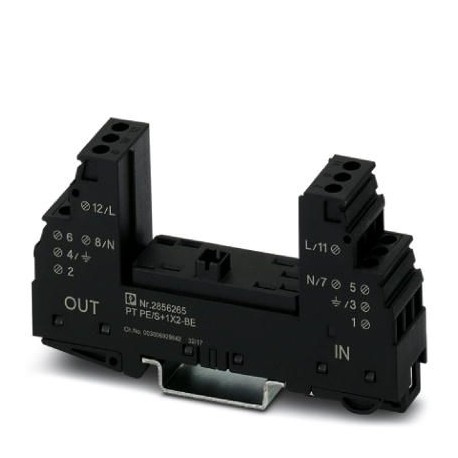 PHOENIX CONTACT PT PE/S+1X2-BE PT PE/S+1X2-BE 2856265 PHOENIX CONTACT Surge protection base element