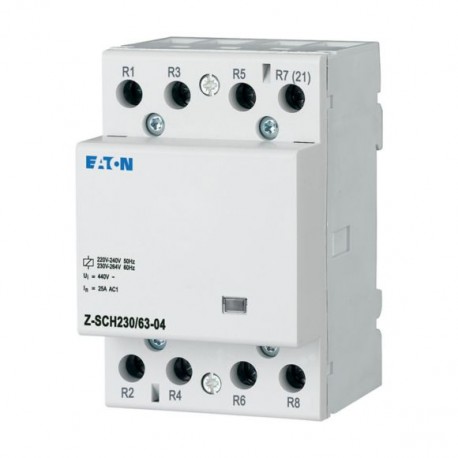 Eaton-moeller Z-SCH230/63-04 Y7-285735 EATON ELECTRIC Installation contactor, 230VAC/50Hz, 4 N/C, 63A, 3HP