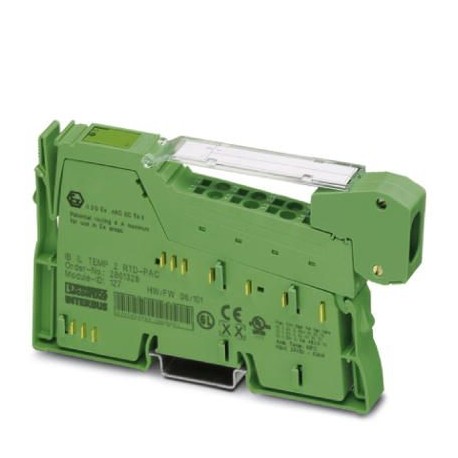 PHOENIX CONTACT IB IL TEMP 2 RTD-PAC IB IL TEMP 2 RTD-PAC 2861328 PHOENIX CONTACT Inline function terminal