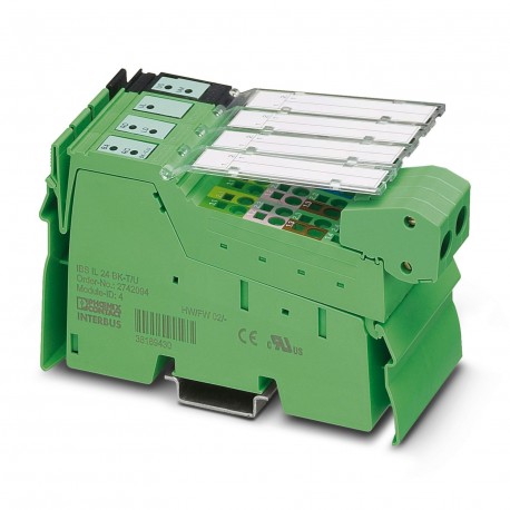 Phoenix contact IBS IL 24 BK-T/U-2MBD-PAC Bus coupler