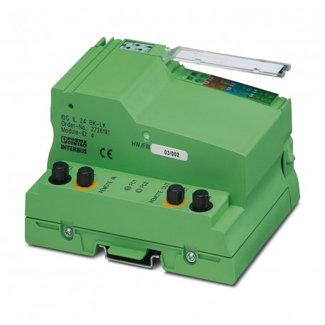 PHOENIX CONTACT IBS IL 24 BK-LK-2MBD-PAC IBS IL 24 BK-LK-2MBD-PAC 2862068 PHOENIX CONTACT INTERBUS bus coupler, with fiber optic connection, 24 V DC,..