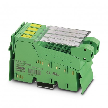 Phoenix contact IB IL AO 2/SF-PAC Inline terminal