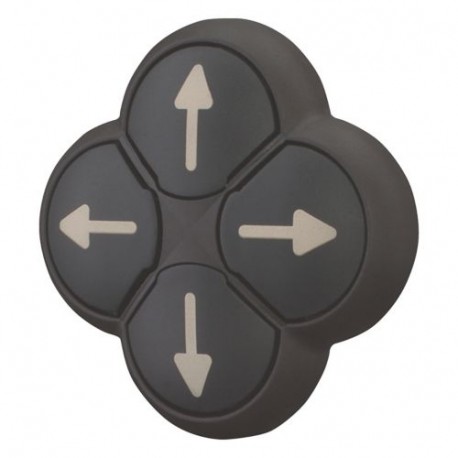 EATON - MOELLER M22S-DI4-S-X7 M22S-DI4-S-X7 286339 Y7-286339 EATON ELECTRIC 4-way pushbutton, black arrows, interlocked
