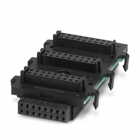 PHOENIX CONTACT HBUS 53,6-16P-3S BK HBUS 53,6-16P-3S BK 2896322 PHOENIX CONTACT DIN rail bus connectors