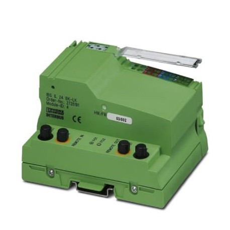 Phoenix contact IBS IL 24 BK-LK-PAC/10 Inline bus Coupler, INTERBUS, Connector F-SMA transmission Sp..
