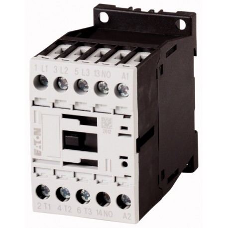 Eaton-moeller DILM15-10(24V60HZ) XTCE015B10B6 EATON ELECTRIC Contactor, 3p+1N/O, 7.5kW/400V/AC3