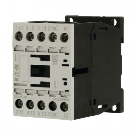 Eaton-moeller DILM15-01(42V50HZ,48V60HZ) Y7-290089 EATON ELECTRIC Power Contactor 3-pole + 1 NC 7.5 kW / 400 V / AC..