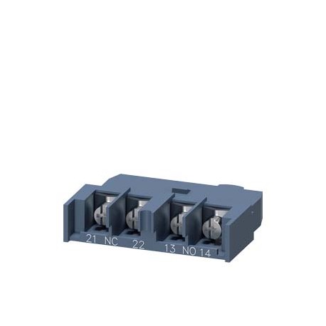 SIEMENS 3RV2901-4E 3RV2901-4E SIEMENS Auxiliary switch transverse 1 NO+1 NC ring cable lug connection for circuit breaker 3RV2