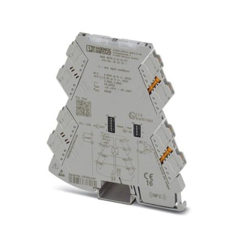 Phoenix contact MINI MCR-2-U-UI-PT 3-way signal conditioner, with configurable input/output, for ele..