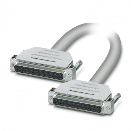 Phoenix contact CABLE-D37SUB/B/B/3000/KONFEK/S Assembled shielded round cable connection 1: D-SUB so..