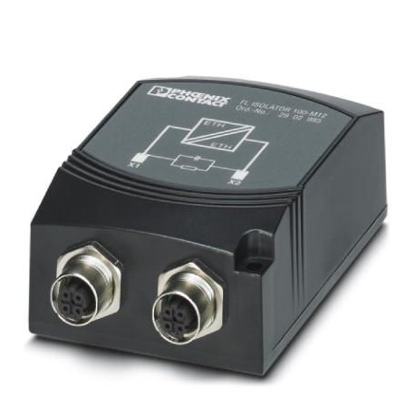 PHOENIX CONTACT FL ISOLATOR 100-M12 FL ISOLATOR 100-M12 2902985 PHOENIX CONTACT Network isolator