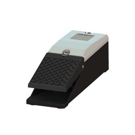 Siemens 3SE2903-1AB20 Momentary-contact foot switch, 1-pedal without cover, without latching Metal enclosure..