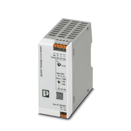 Phoenix contact QUINT4-PS/1AC/12DC/7.5/PT Primary-switched power supply unit, QUINT POWER, Push-in c..