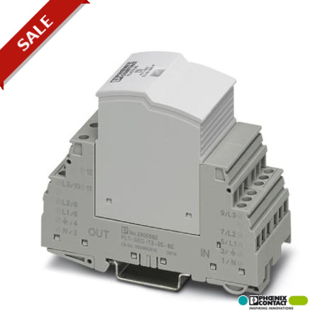 Phoenix contact PLT-SEC-T3-3S-230-FM Plug-in device protection, according to type 3/class III, for 3..