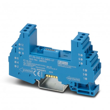 PHOENIX CONTACT PT-IQ-5-EX-BE-UT PT-IQ-5-EX-BE-UT 2905497 PHOENIX CONTACT Surge protection base element