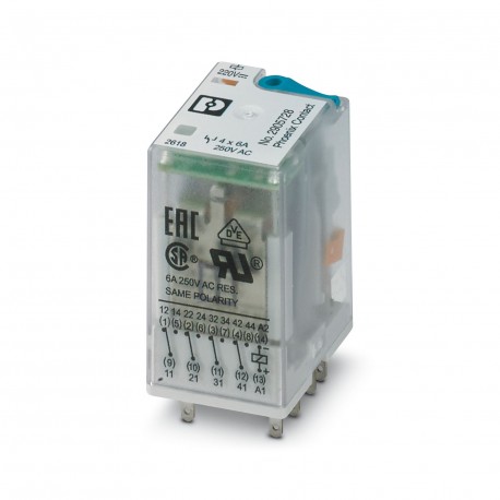 Phoenix contact REL-IR4/DP-220DC/4X21 Single relay