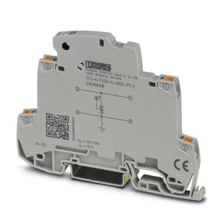 Phoenix contact TTC-6-TVSD-C-24DC-PT-I Fine surge protection with integrated status indicator for a ..