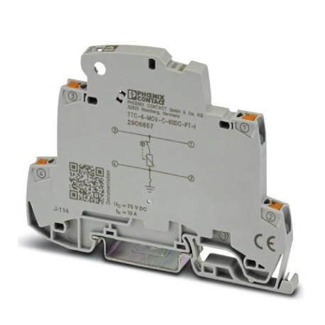 Phoenix contact TTC-6-MOV-C-60DC-PT-I Medium surge protection with integrated status indicator for a..