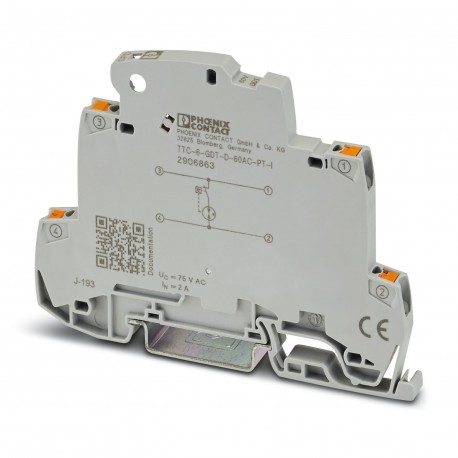 Phoenix contact TTC-6-GDT-D-60AC-PT-I Coarse surge protection with integrated status indicator for a..