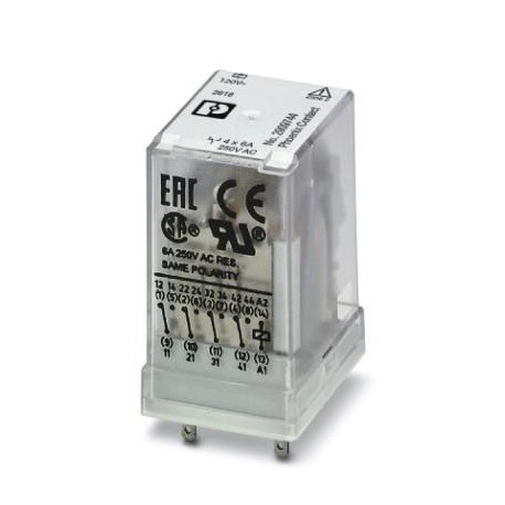PHOENIX CONTACT REL-IR4/120AC/4X21/EX REL-IR4/120AC/4X21/EX 2909744 PHOENIX CONTACT Single relay