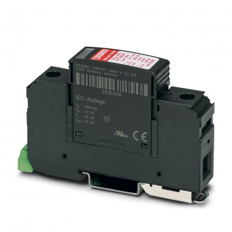 PHOENIX CONTACT VAL-US-277/40/1+0-FM VAL-US-277/40/1+0-FM 2910372 PHOENIX CONTACT Type 2 surge protection device