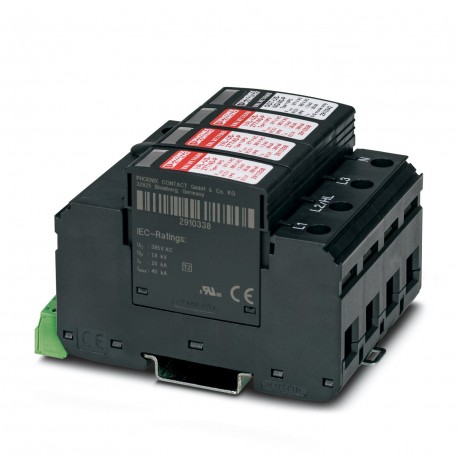 Phoenix contact VAL-US-277/40/3+1-FM Type 2 surge protection device