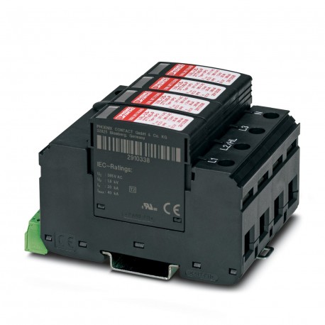 Phoenix contact VAL-US-277/40/4+0-FM Type 2 surge protection device