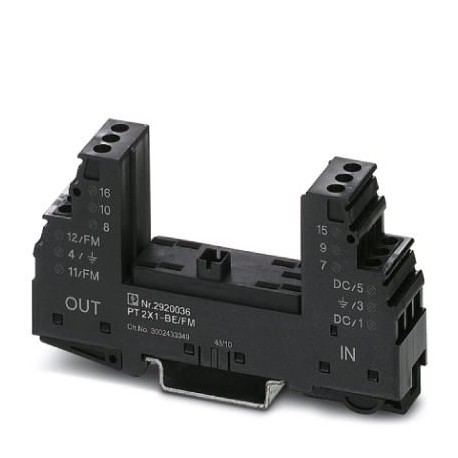 PHOENIX CONTACT PT 2X1-BE/FM PT 2X1-BE/FM 2920036 PHOENIX CONTACT Surge protection base element