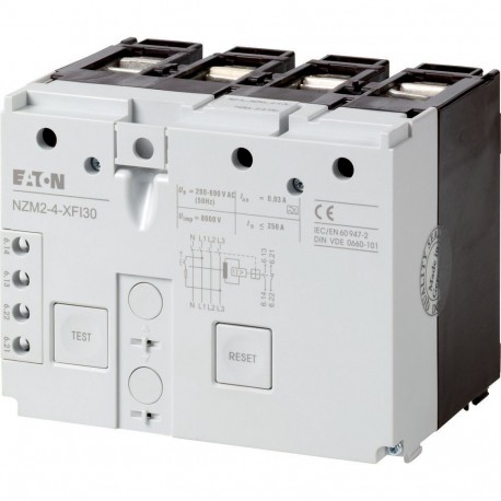 Eaton-moeller NZM2-4-XFI30 Y7-292343 EATON ELECTRIC Earth-fault release, 30mA, 4p