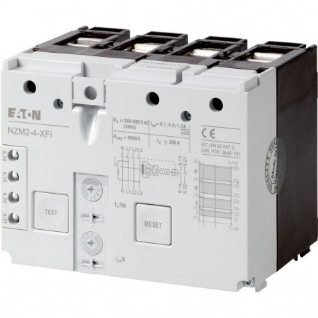 Eaton-moeller NZM2-4-XFI Y7-292344 EATON ELECTRIC Earth-fault release, 0.1-3A, 4p