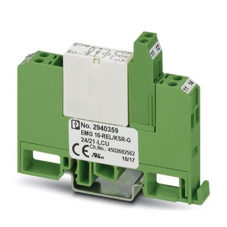 PHOENIX CONTACT EMG 10-REL/KSR-G 24/21-LCU EMG 10-REL/KSR-G 24/21-LCU 2940359 PHOENIX CONTACT Relay Module