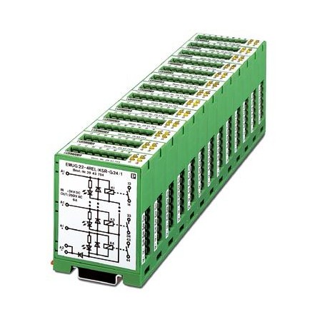 Phoenix contact EMUG 22-4REL/KSR-G 24/ 1AU EMUG 22- 4REL/KSR-G 24/ 1AU 2942399 PHOENIX CONTACT Multiple relay module