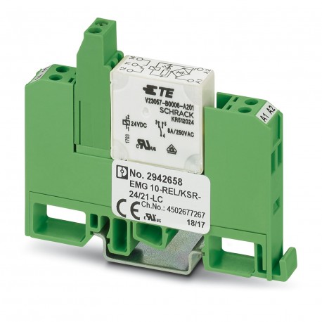 Phoenix contact EMG 10-REL/KSR-24/21-LC EMG 10-REL/KSR- 24/21-LC 2942658 PHOENIX CONTACT Relay Module