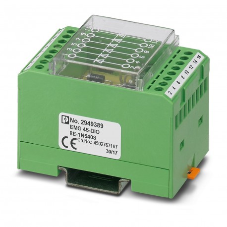 Phoenix contact EMG 45-DIO 8E-1N5408 Diode block