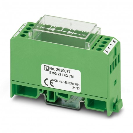 PHOENIX CONTACT EMG 22-DIO 7M EMG 22-DIO 7M 2950077 PHOENIX CONTACT Diode block
