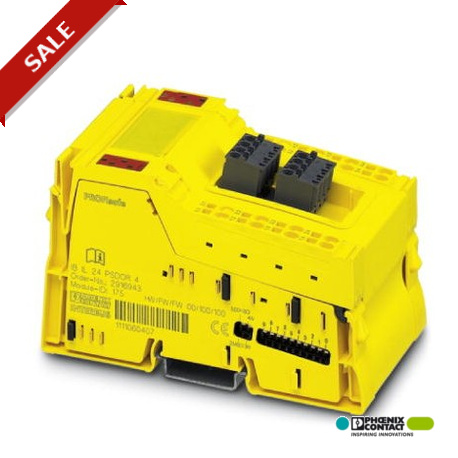 Phoenix contact IB IL 24 PSDOR 4-PAC Safety-oriented decentral relay output module, IP20 degree of p..