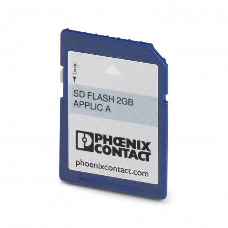 PHOENIX CONTACT SD FLASH 512MB SD FLASH 512MB 2988146 PHOENIX CONTACT Program and configuration memory, plug-in, 512 Mbyte.