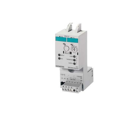 Siemens 3RF2990-0KA13 power controller current range 90 A / 40 °C 110 … 230 V 24 V AC/DC with partial load m..