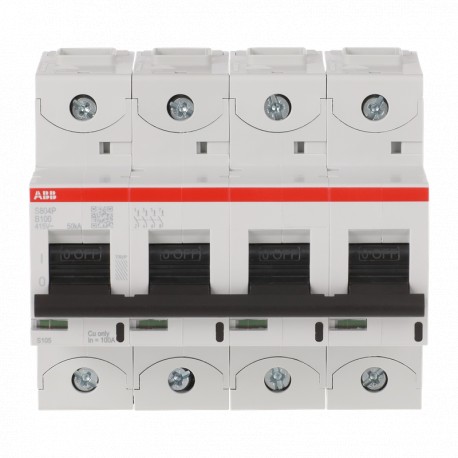 ABB 2CCG001224R0001 2CCG001224R0001 ABB Int. aut. S804P-B100 4p 100A B 50kA
