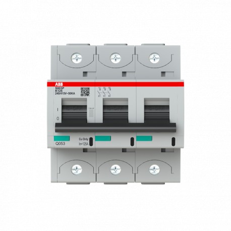 ABB 2CCG001258R0001 2CCG001258R0001 ABB Int. aut. S803P-K125 3p 125A K 50kA