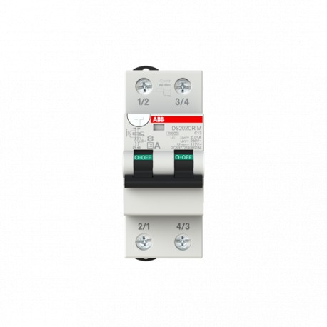 ABB 2CSR772140R0134 2CSR772140R0134 ABB I.com.DS202CRM 2p C 13A 10kA 10mA