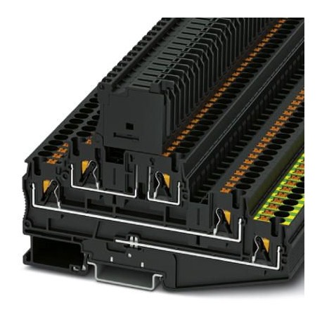 Phoenix contact PT 4-PE/L/HESILED 24 (5X20) Fuse modular terminal block