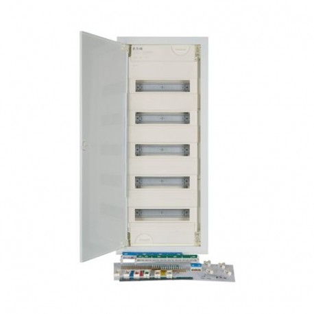 Eaton-moeller KLV-60HWS-F Y7-302416 EATON ELECTRIC box for recessed plasterboard mounting 5 rows Recessed metal door